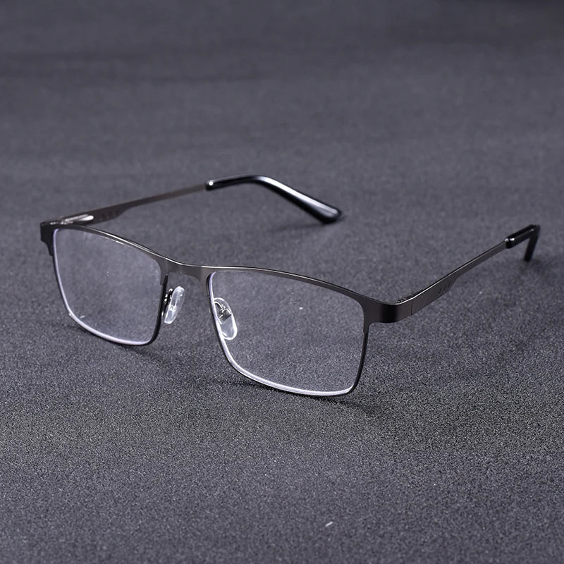 High Quality Stainless steel Reading Glasses Men Women Fashion Presbyopic Eyeglasses Business Hyperopia Anti Blue Light Eyewear1