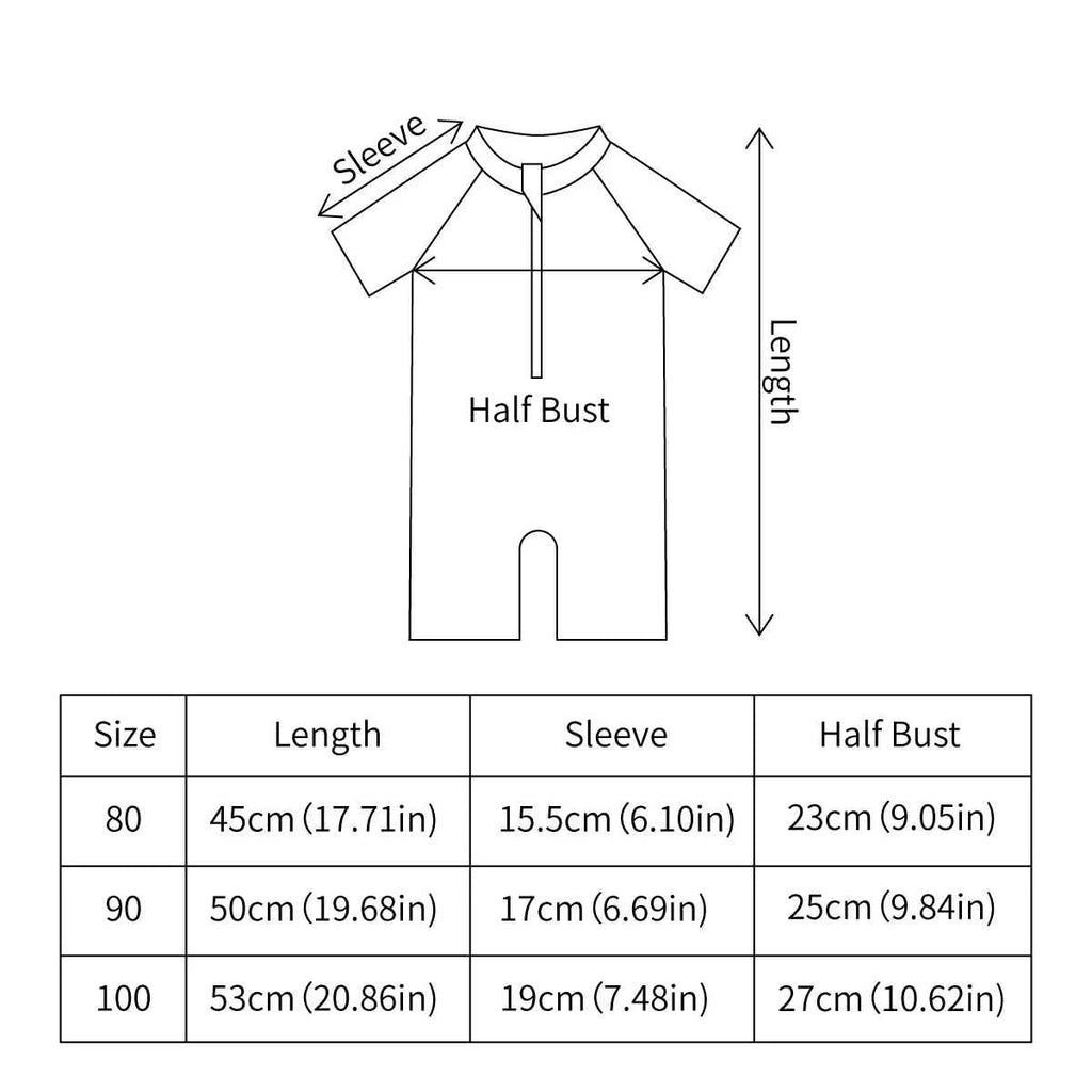 Happyflute Kids Short Sleeve One-Piece Swimsuit Quick Dry Toddler Summer Rash Guard with Shorts ，Sun Protection Suit
