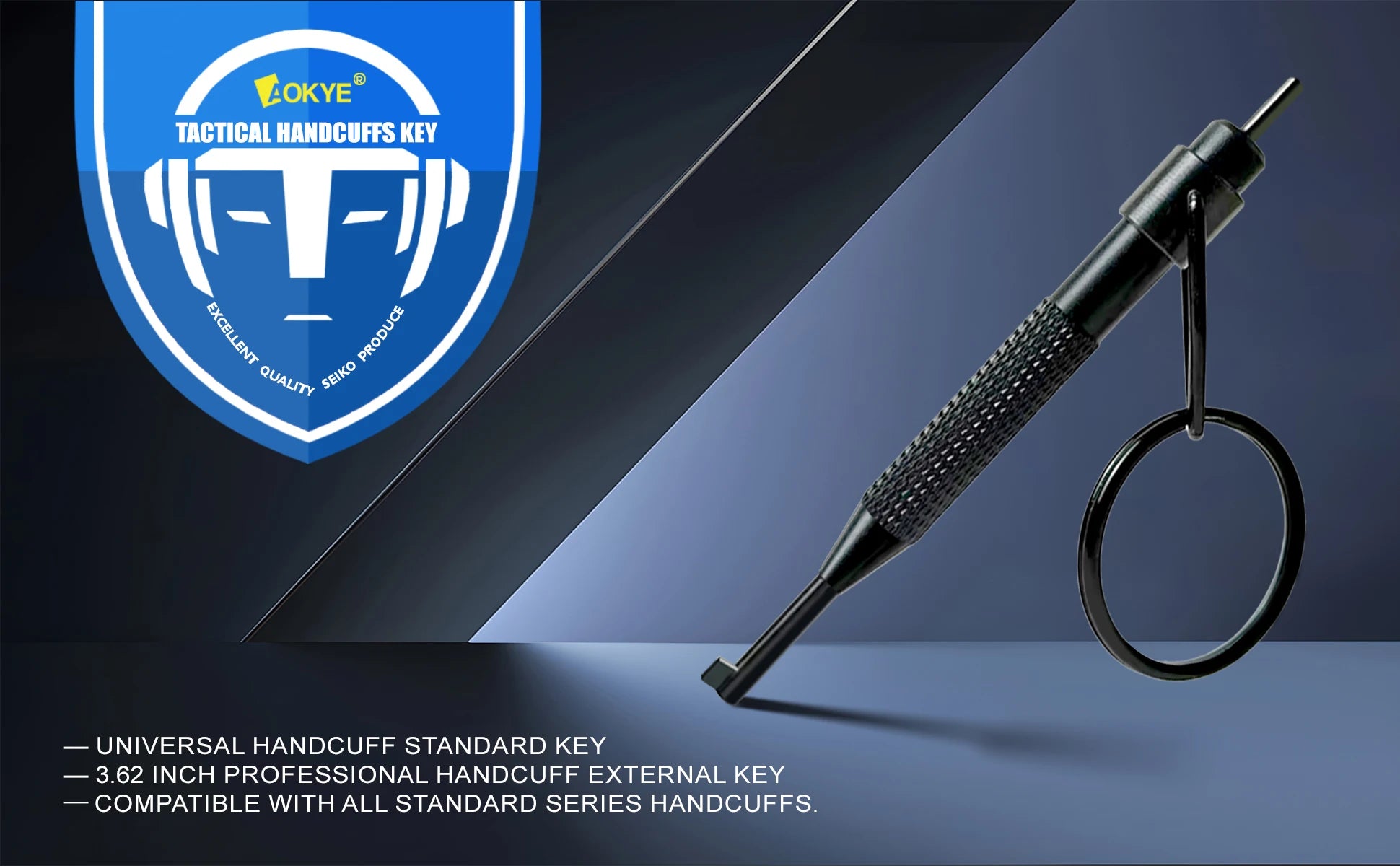 10/4/2Pcs Rotating Handcuff Key High Carbon Steel Alum Alloy w/Key Ring Fit Standard Police Cuffs