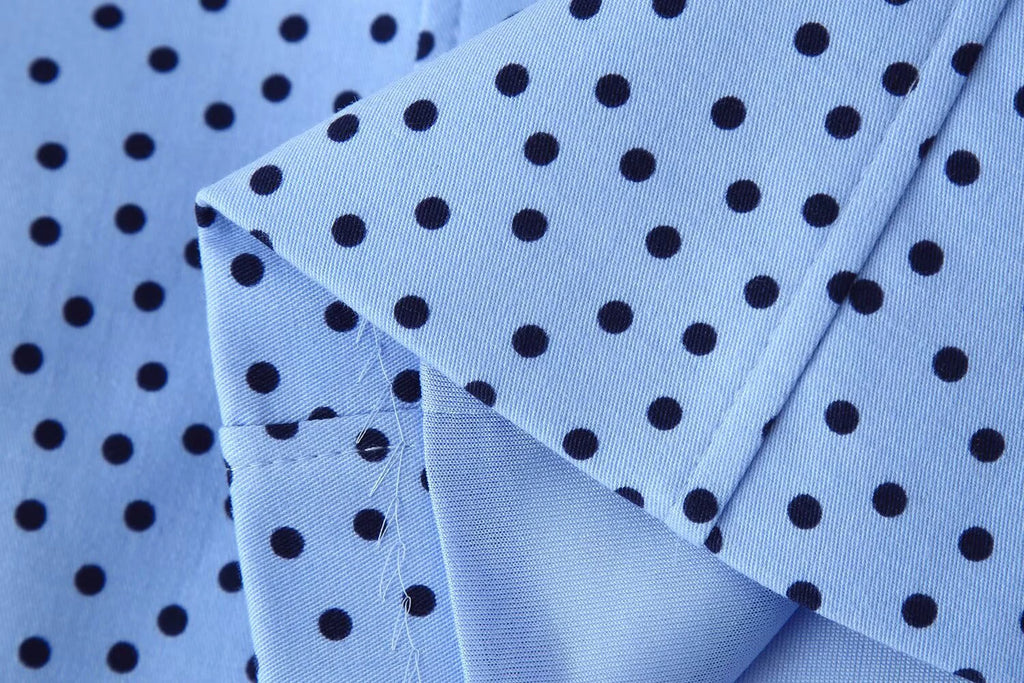 DEEABAE 2026 summer French style hanging neck polka dot camisole vest for women slim fit and slimming ruffled edge sexy top