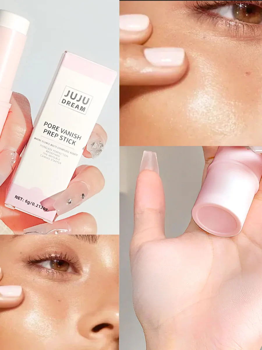 JUJU DREAM Pore Vanish Prep Stick - Pore Minimizing Primer Stick, Oil Control Face Base for Smooth Makeup