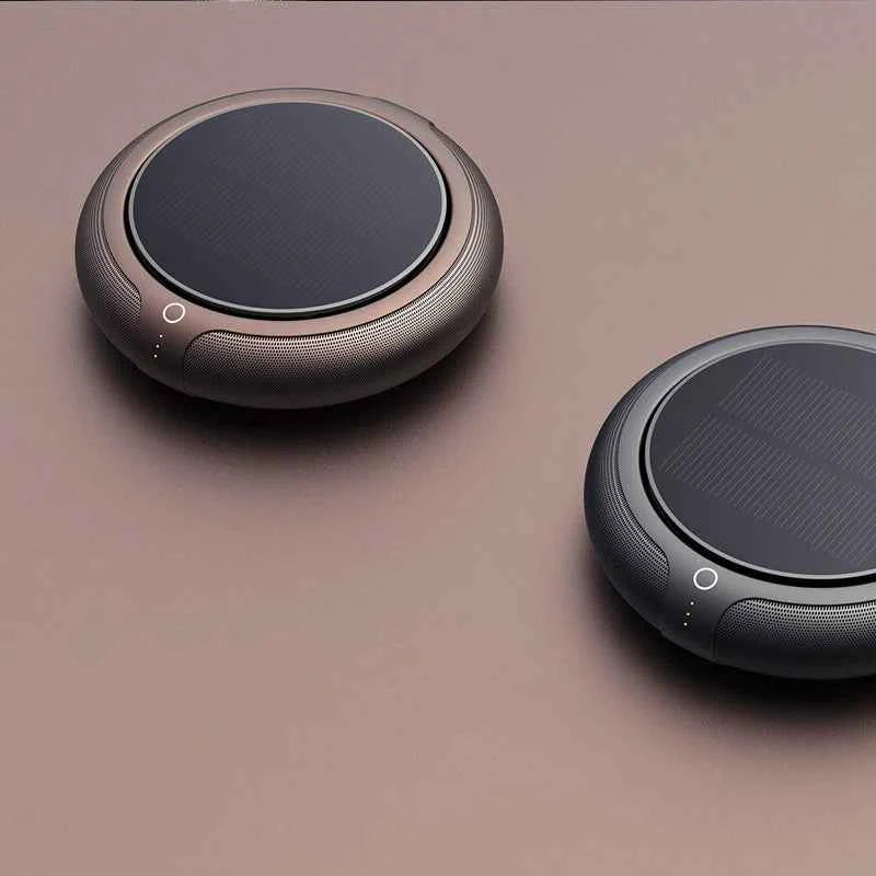 Car Air Purifier Solar Powered Aroma Diffuser Air Freshener for Vehicle Home Desk Electric Gadgets with Filter