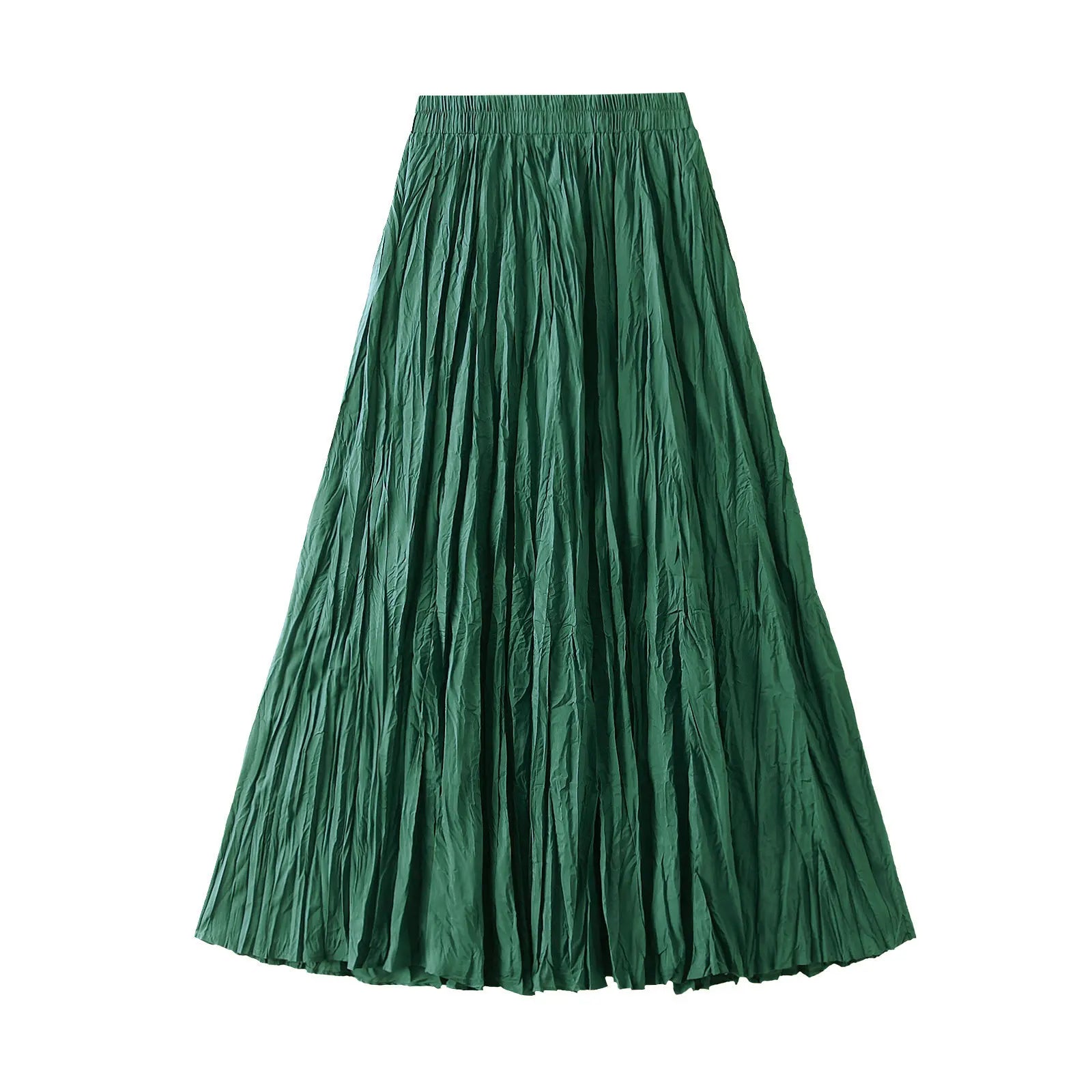 Fashion Pleated A-line Skirts for Women Casual Saia Midi Harajuku Long Skirt Jupe Femme Vintage Streetwear Faldas Woman Clothes