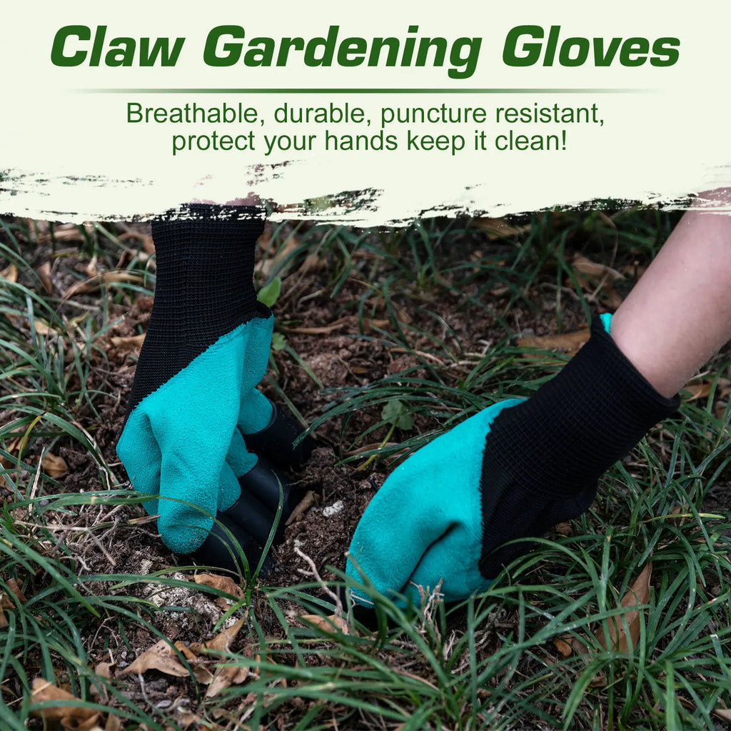 Gardening Tools Set Including Garden Shear Claw Gardening Gloves Cultivator Transplant Trowel Soil Scoop Planting Tools