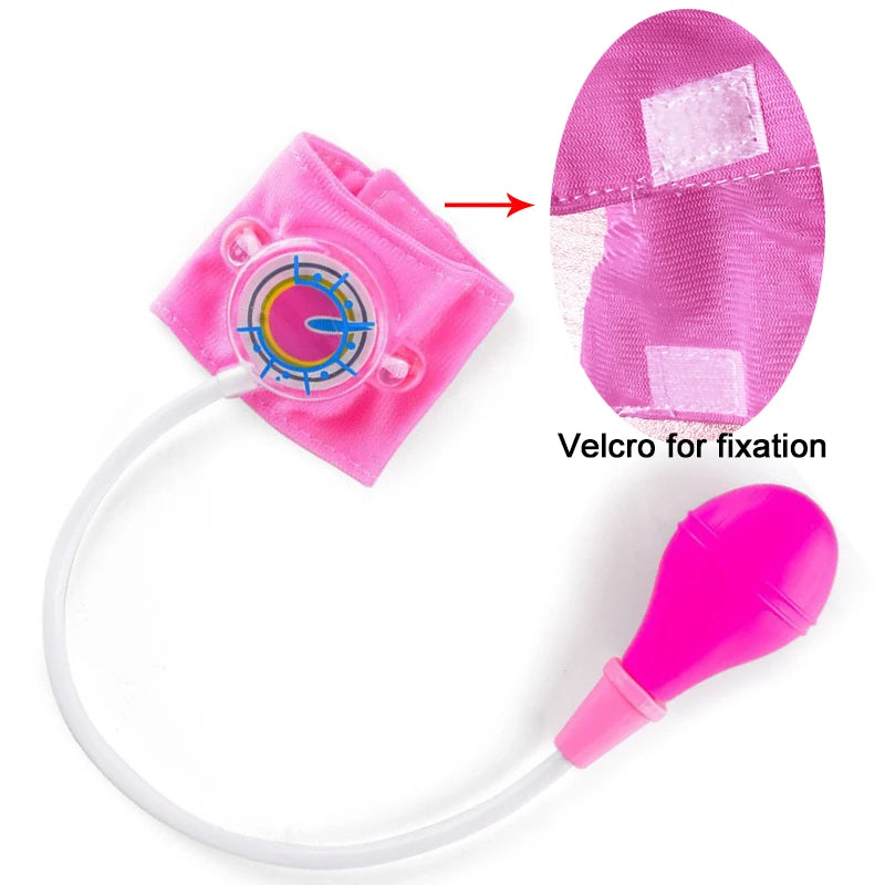 Kids Doctor Play Set - Simulation Blood Pressure Monitor Toy, Pretend Medical Checkup Kit for Children Educational Gift toy