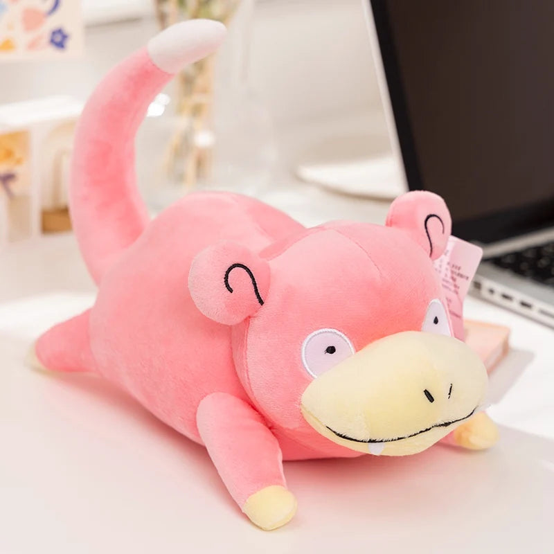 Genuine Pokemon Pikachu Stuffed Doll Cute Cartoon Anime Series Gengar  Eevee Stuffed Doll Kawaii Toys Hobbies Kids Birthday Gift