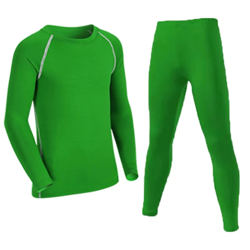Kids Football Sets Children Boy Students Fitness Basketball Running Exercise Training Sports Soccer Top Shirt + Legging Pant M08