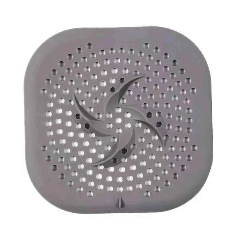 Shower Drain Hair Catcher Drain Cover Bathroom Tub with Suction Cup 5.9 Inches Silicone Sink Strainer Suit for Bathtub, Kitchen