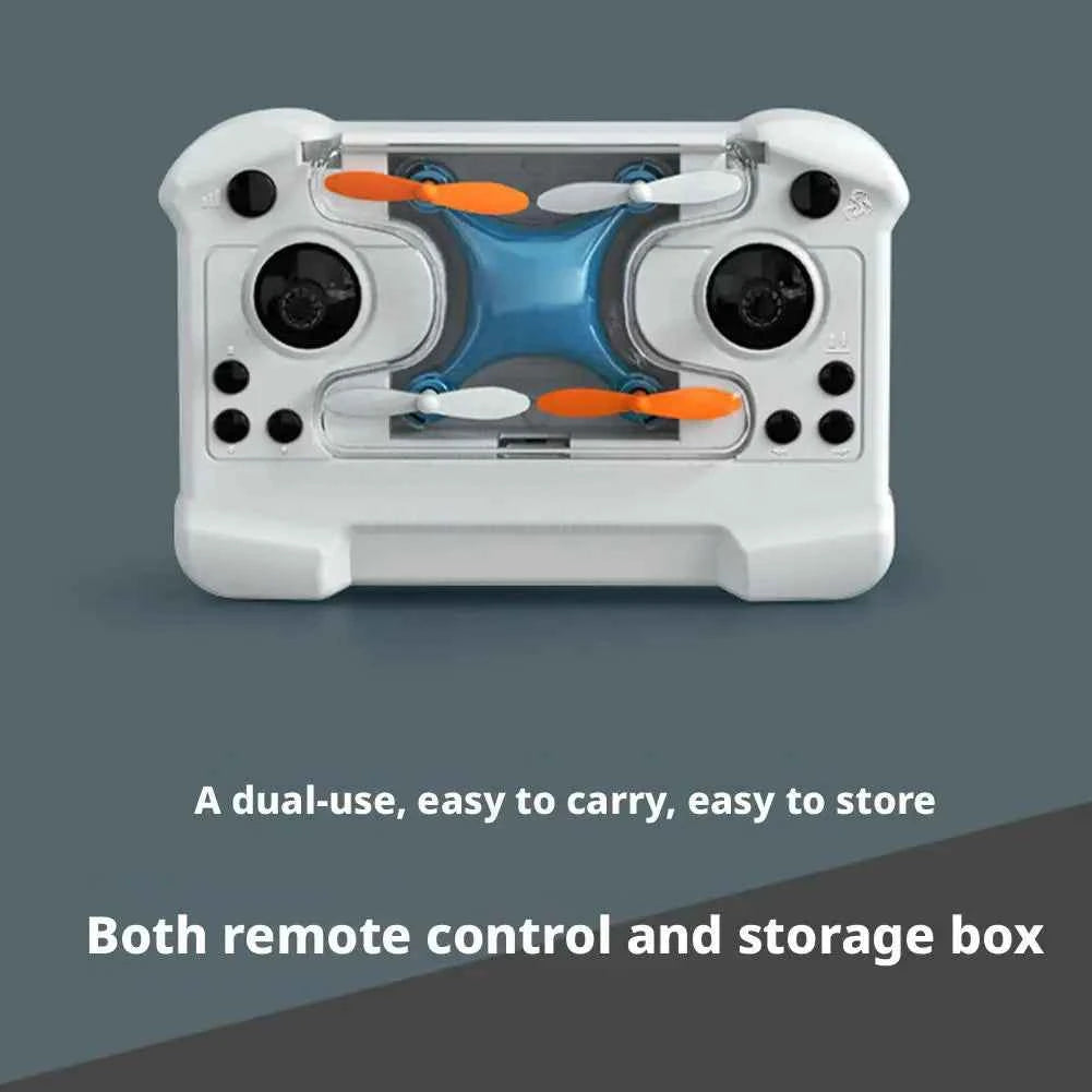 Mini Drone Easy Stunt Flights 360° Tricks Friendly Flyer, Mini Drone for Kids with LED Altitude Hold Propeller Protection Indoor