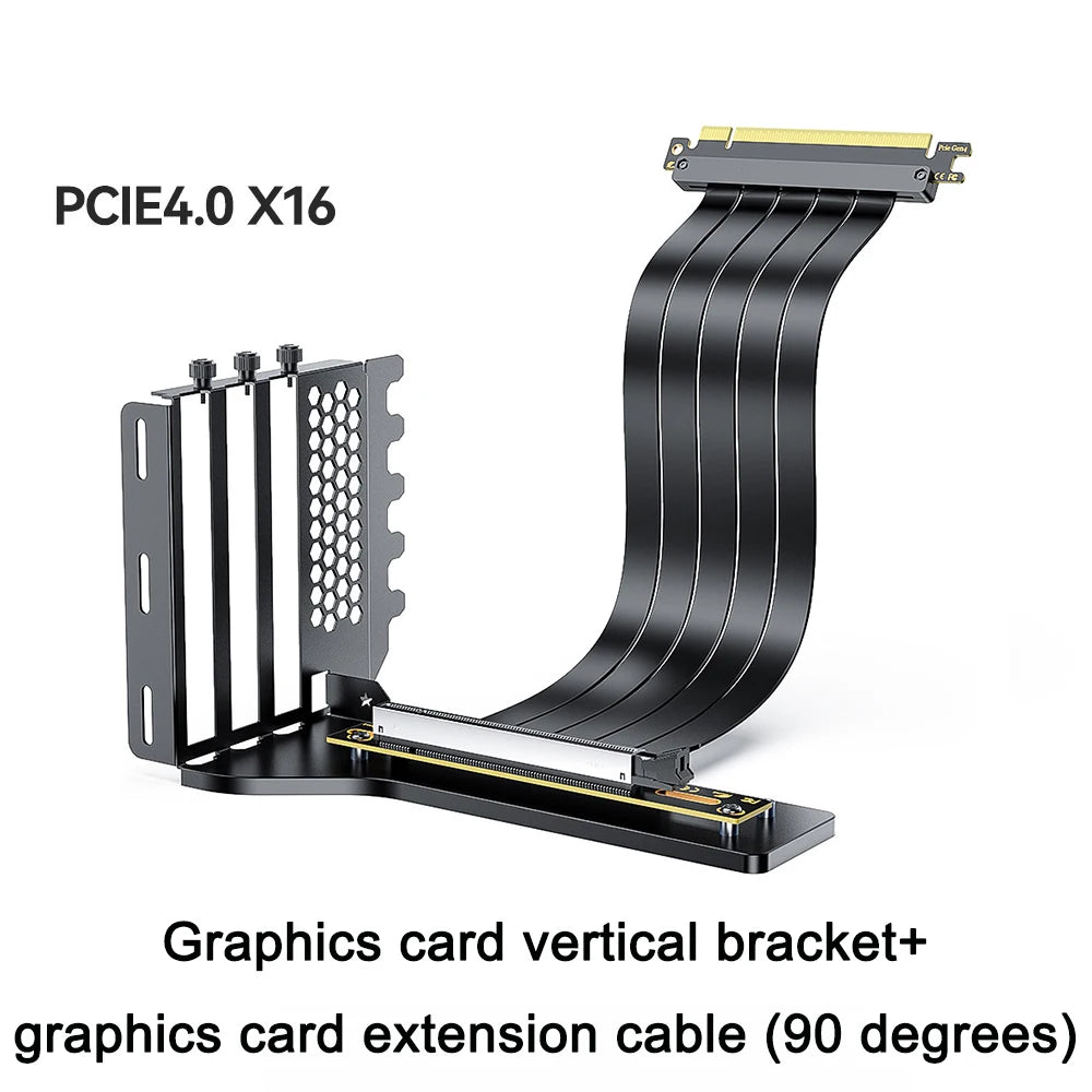 PCI Express 3.0/4.0 x16 to x16 Gen 4 GPU Double Reverse Graphics Card  Extension Cable Riser Card For ITX gold-plated Connector