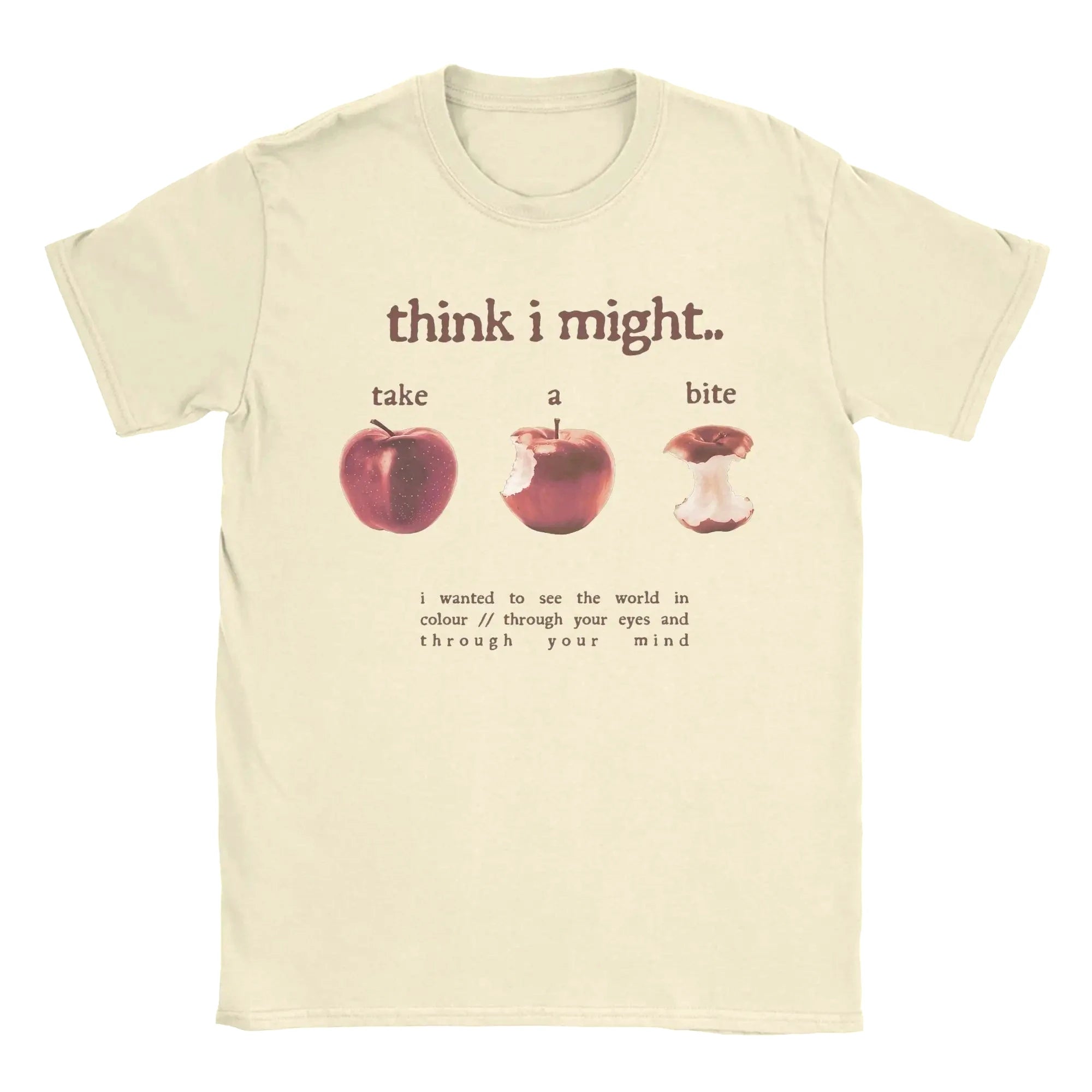 Take A Bite T Shirt Women Clothing Fashion Short Sleeve Round Collar Tees Trendy T-Shirt Casual Women Clothes