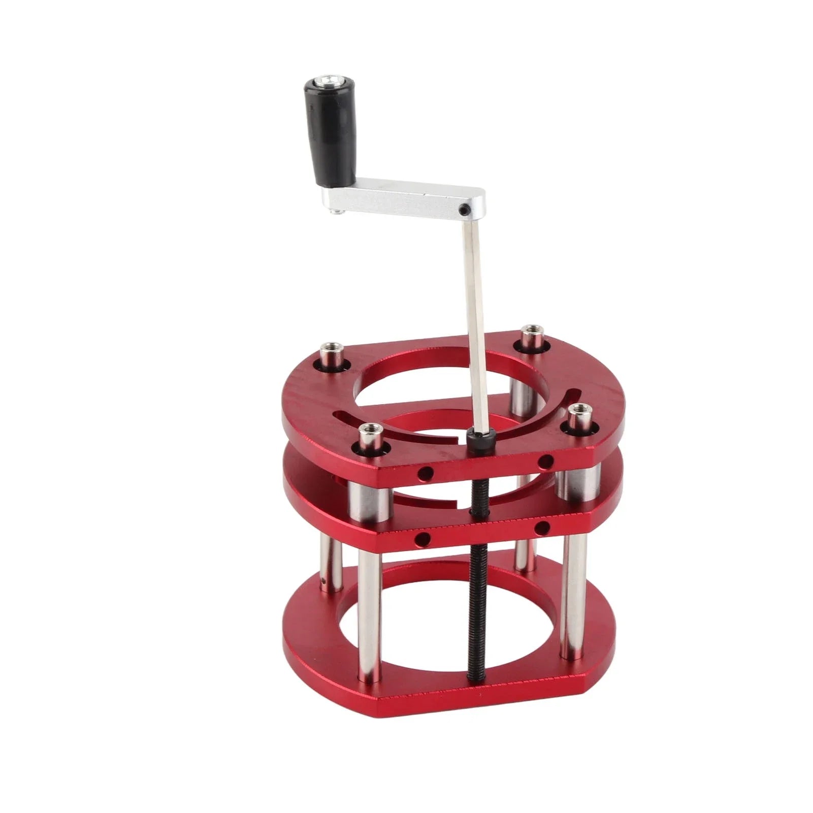 4 Jaw Clamping Router Table Lifting System Base Router Table Base Router Base Aluminum Alloy Stainless Steel Tools