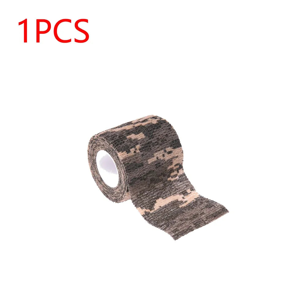 Camouflage Invisible Tape Camo Form Self Cling Camo Hunting Rifle Fabric Tape Wrap Camouflage Tape Outdoor Camping Accessories