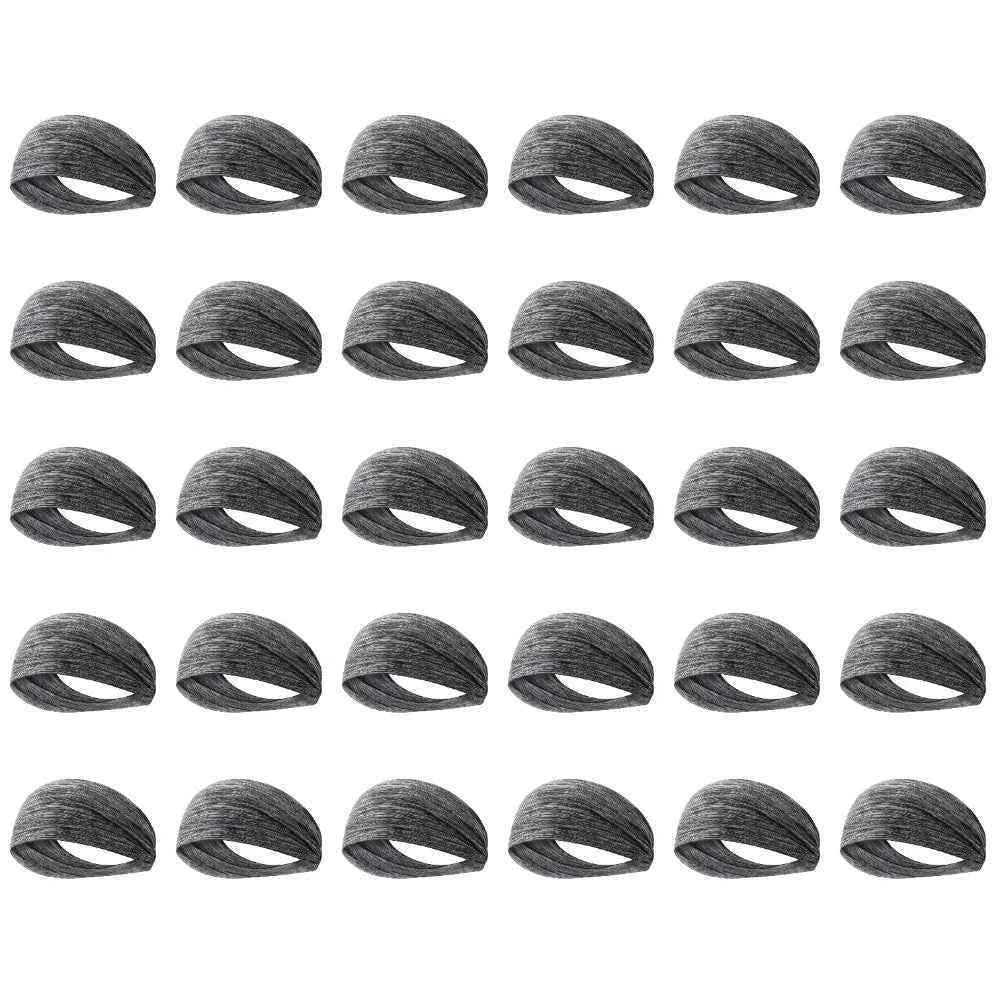 Elastic Sports Headbands Sweat Absorption Headdress Quick Dry Workout Headband Anti-slip Breathable Sweatbands for Yoga Running