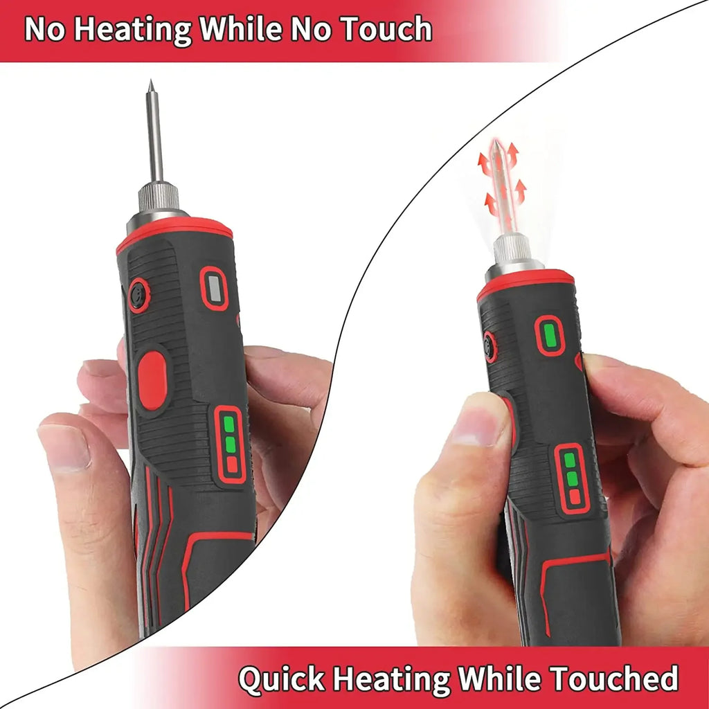 Cordless Soldering Iron 1800mAh Rechargeable Soldering Tool Professional Portable Welding Tool Electronic Soldering Kit