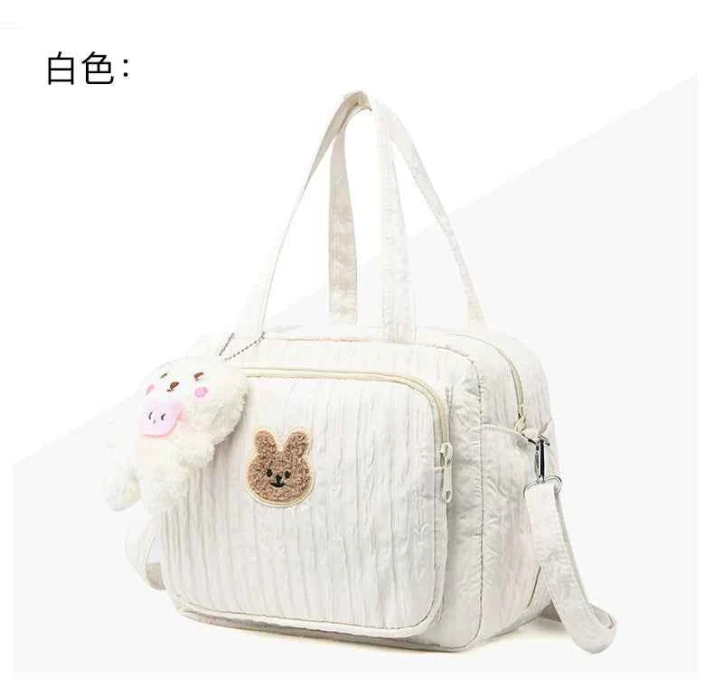 Cotton Mommy Bag Diaper Bags for Baby Cute Handbags Baby Items Organizer Nappy Caddy Bag Maternity Pack Mother Kids