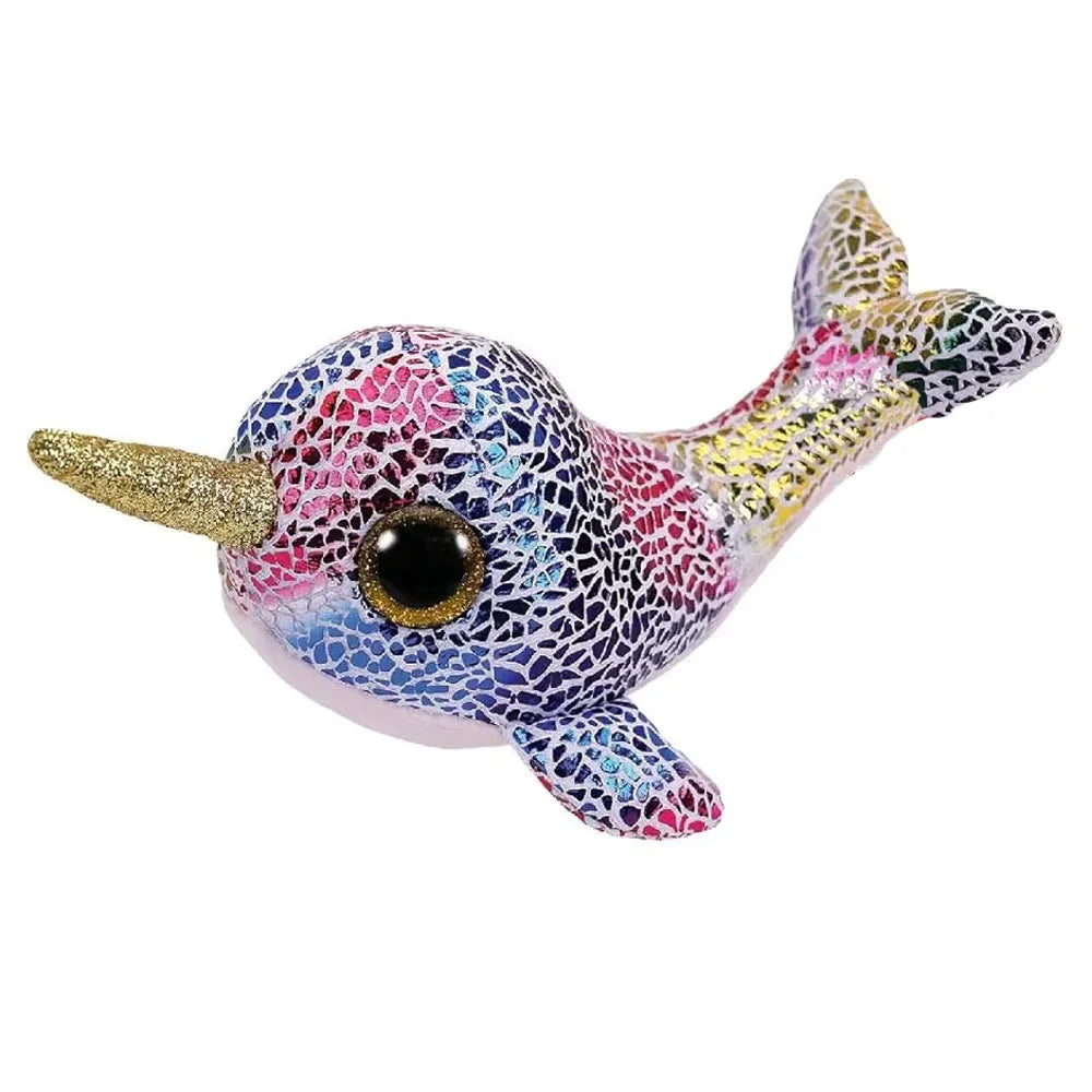 Ty Beanie Boos 15cm Plush Toy Cinder The Green Dragon Doll Animal Anime Collection