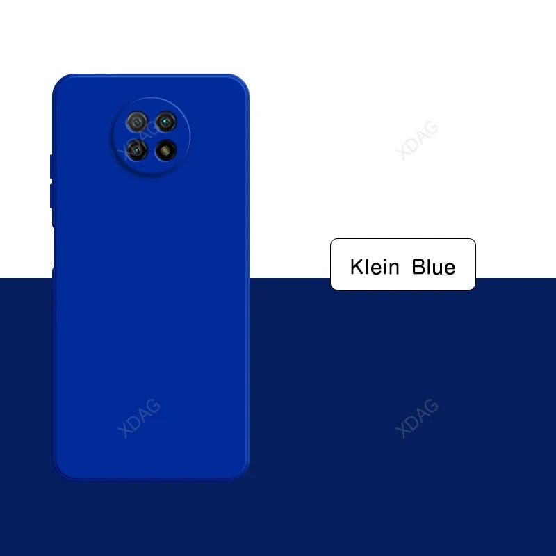 Original Basic Phone Case Cover for Xiaomi Redmi Note9 Note 9T 9 Pro 9Pro Max 9S 5G Square Silicone Soft Back Fundas Accessories