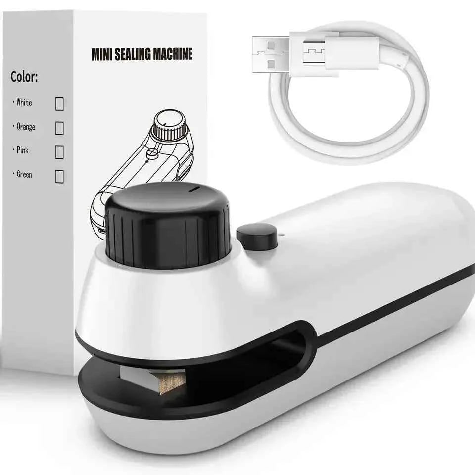 Rechargable  USB 2 In 1 Bag Mini Heat Sealer Storage Bag Plastic Package Snack Sealer Clip Bag Handheld Heat Sealer Bag 2026