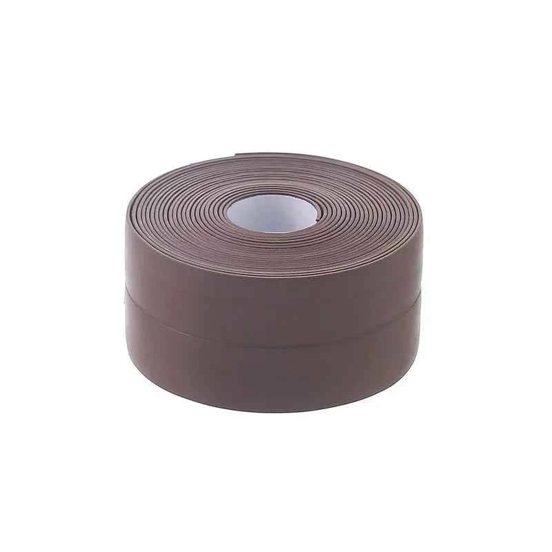1 roll of waterproof and mold proof toilet sealing strip, kitchen bathroom self-adhesive sealing tape, bathroom waterproof tape