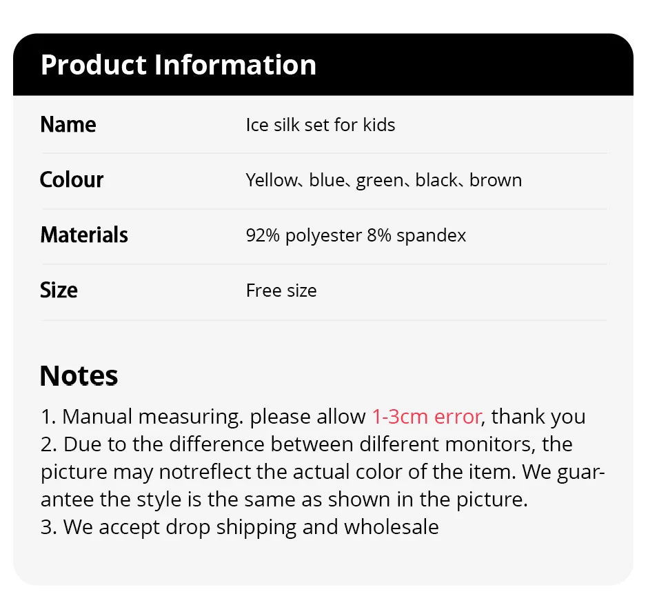 2/4 Pieces Children's Summer Thin Short-sleeved Shorts Ice Silk Suit Boys and Girls Casual Joker Home Clothes 2-piece Suit.