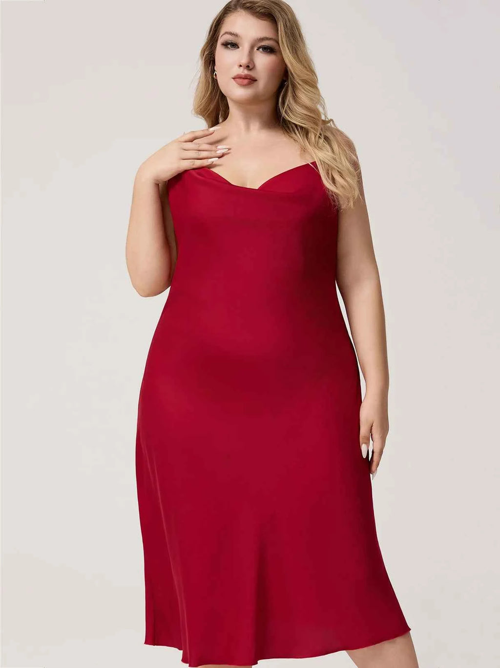 Sexy Burgundy Suspender Nightgown Intimate Lingerie Summer New Silk Satin Sleepwear Home Dress Plus Size Nightdress Loungewear