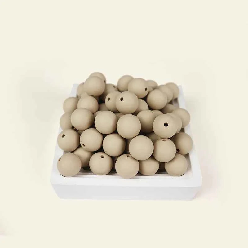 12mm Siilcone Round Beads 100/50/20Pcs For Jewelry Making To Make Bracelets DIY Keychain Necklace Jewelry Accessories BPA Free
