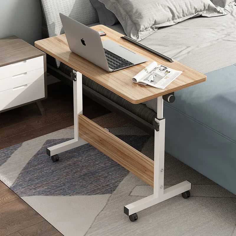 Computer desk Bedside table Mobile lifting small table Household small laptop holder with wheels