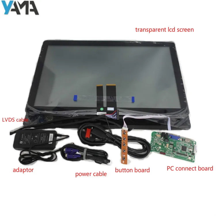 Advertising Screen Transparent LCD Display 17.3inch Transparent LCD Screen