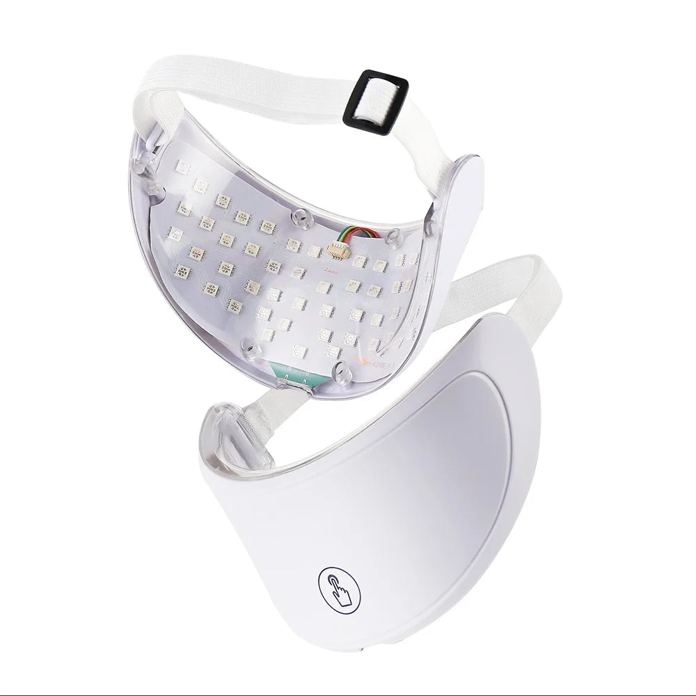 Neck LED Lift Mask Photon Anti-Wrinkle Skin Tightening Neck Beauty Device Skin Brighten Rejuvenation Neck Wrinkle Remover