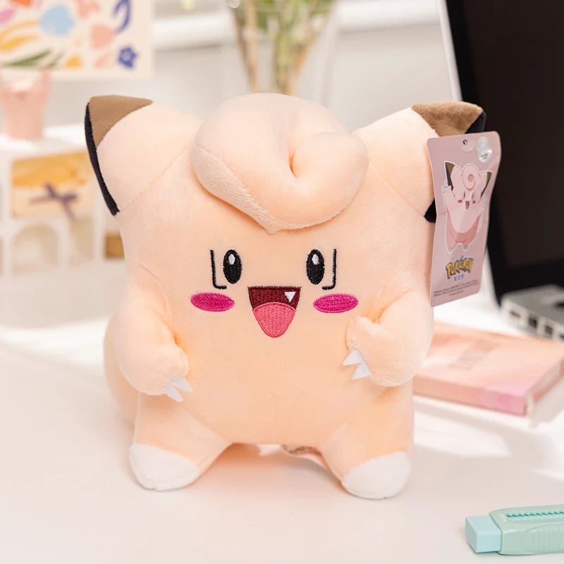 Genuine Pokemon Pikachu Stuffed Doll Cute Cartoon Anime Series Gengar  Eevee Stuffed Doll Kawaii Toys Hobbies Kids Birthday Gift