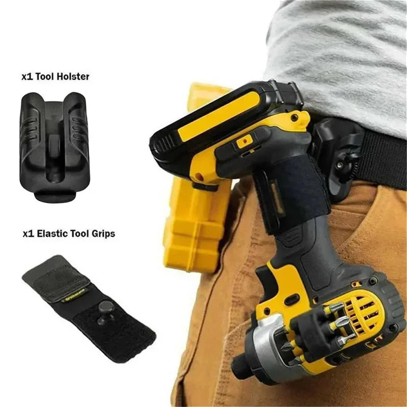 Toolbox Waist Tool Set Tool Holster Multi-functional Electric Drill Portable Buckle For Wrench Hammer Screw Outdoor Travel Clip