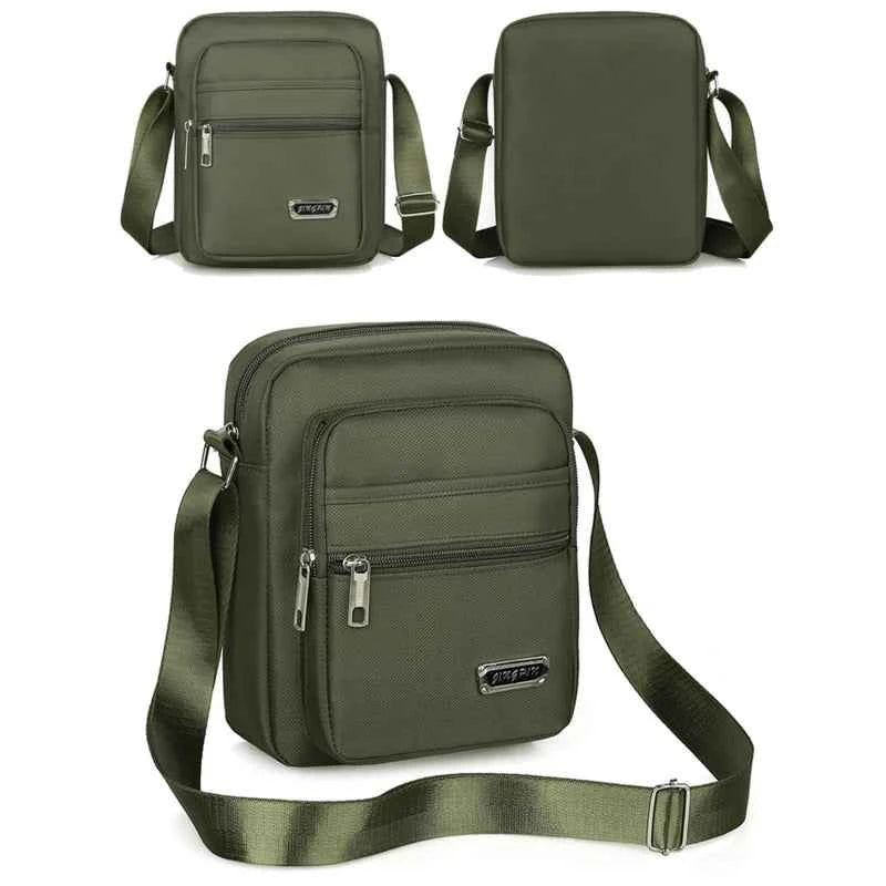Brand New Men Crossbody Bags Male Nylon Shoulder Bags Boy Messenger Bags Man Handbags for Travel Casual Large Satchel Grey