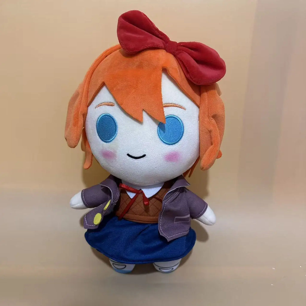 DDLC Doki Doki Literature Club Plush Toys Anime Monika Natsuki Sayori Yuri Stuffed Doll Kawaii Cotton Soft Plushie For Kids