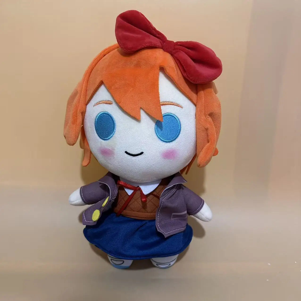 DDLC Doki Doki Literature Club Plush Toys Anime Monika Natsuki Sayori Yuri Stuffed Doll Kawaii Cotton Soft Plushie For Kids