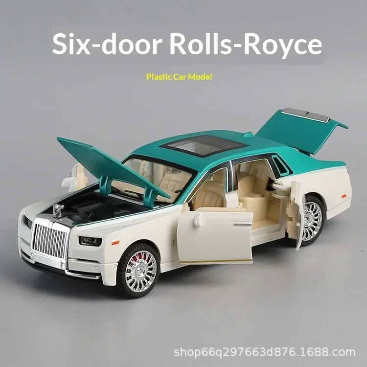 Kids Inertia Car Toy, Simulation Phantom Car Model with Door Opening, Sound & Light Music, Boys Early Educational Vehicle Gift