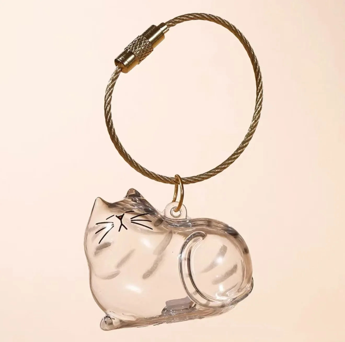 Pet Hair Memorial Keepsake Box & Bottle - Transparent Storage Container for Cat Fur, DIY Decor Gift for Pet Lovers Home Display