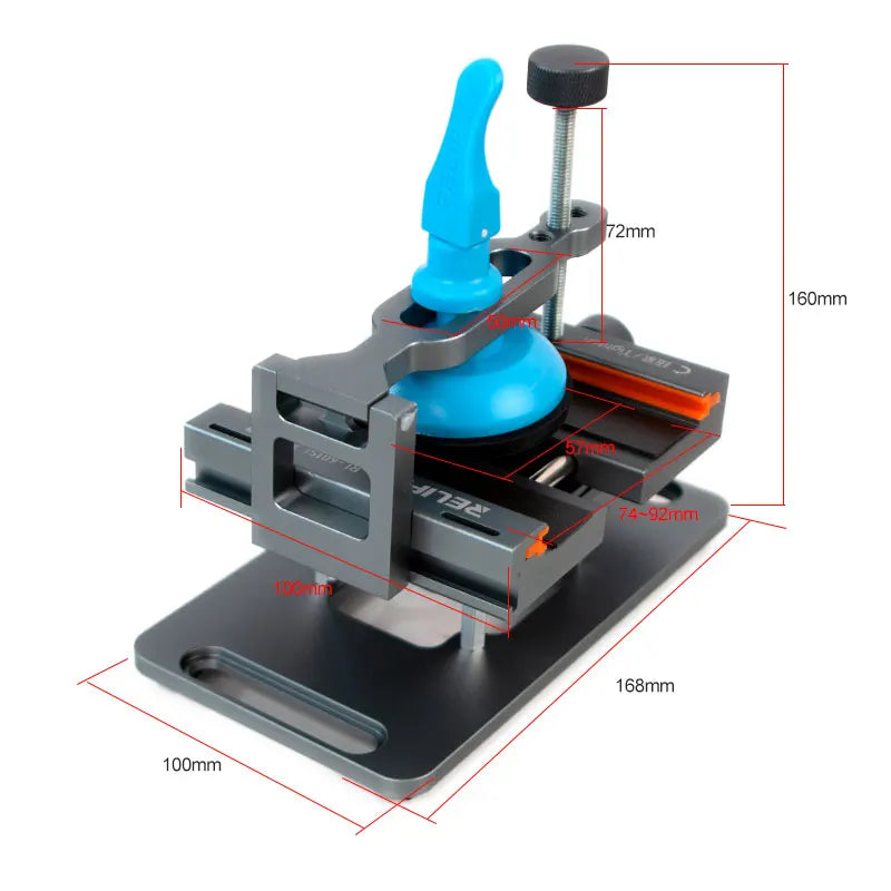 RELIFE RL-601SL Plus 2 in 1 Universal Mobile Phone Heating Free Screen Removal Separation Removal Mobile Phone Back Cover Clamp