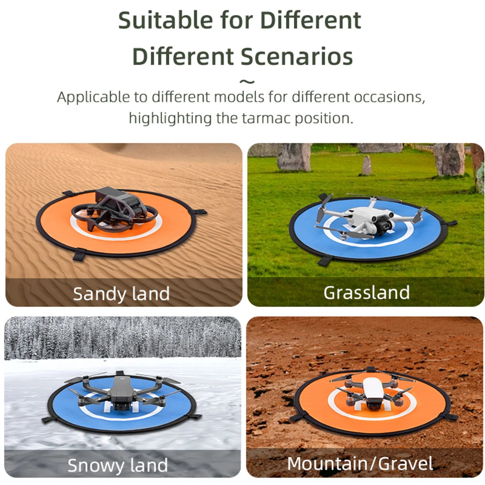 BRDRC Foldable Landing Pads for DJI Mavic 4 Pro/Air 3S/Neo 2/Mini 5 Pro/4 Pro/Mini 3/Mini 4K/2 Drone Mat Quadcopters Accessories