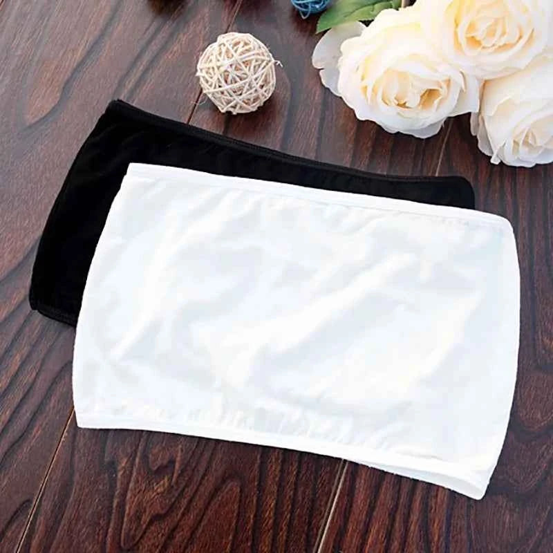 Summer Women Sexy Tube Top Strapless Bandeau Sleeveless Sports Bra Underwear Wrap Chest Soft Comfortable Tube Tops For Lady Girl