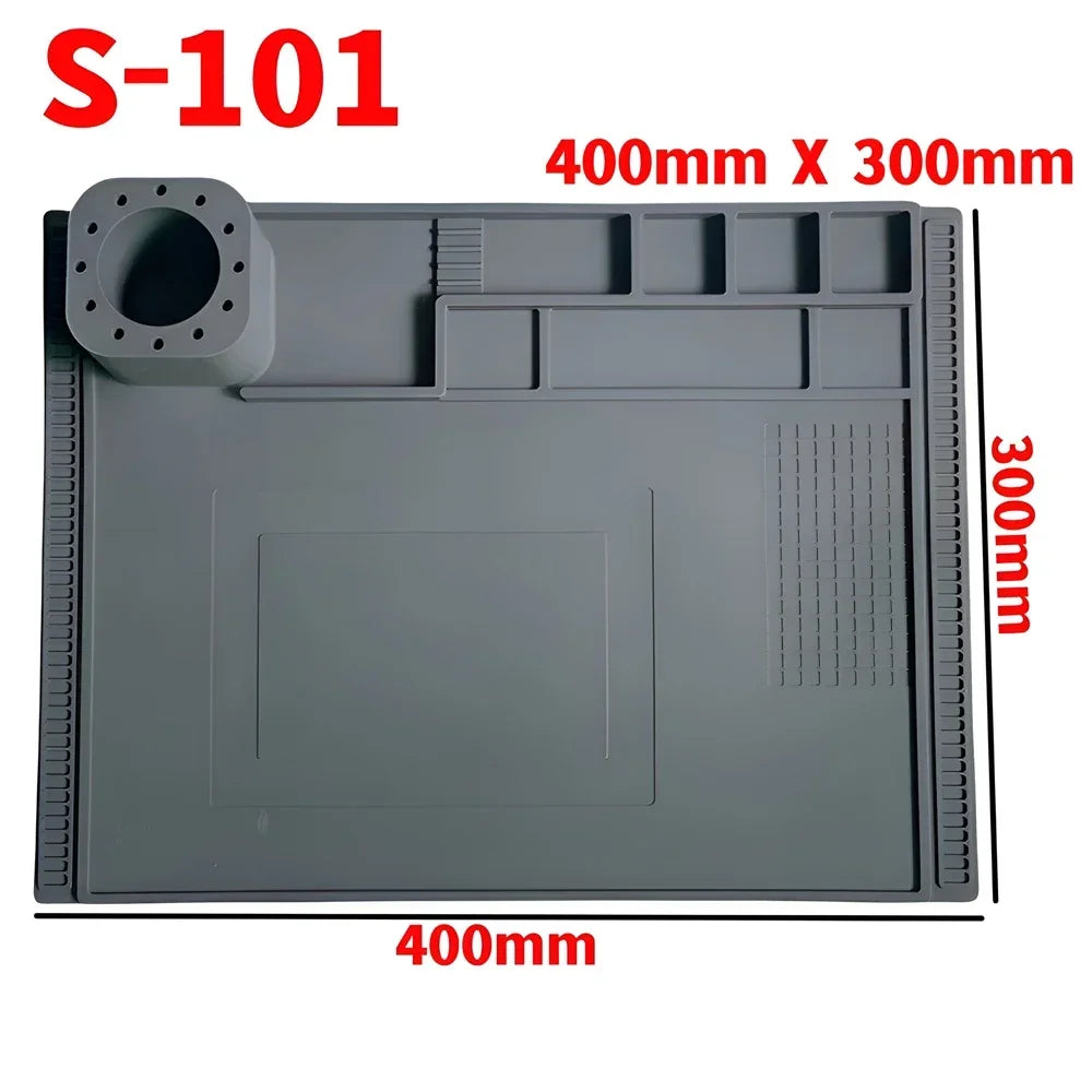 ESD Heat Insulation Soldering Mat Computer Phone Repair Tool Kit Working Silicone Repair Pad Heatresistant Maintenance Tool Kit