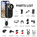 4K Mini Thumb Sports Camera Magnetic Pocket Action Pet Camera  Wearable Bodycam Miniature Waterproof Motorcycle Helmet Camcorder