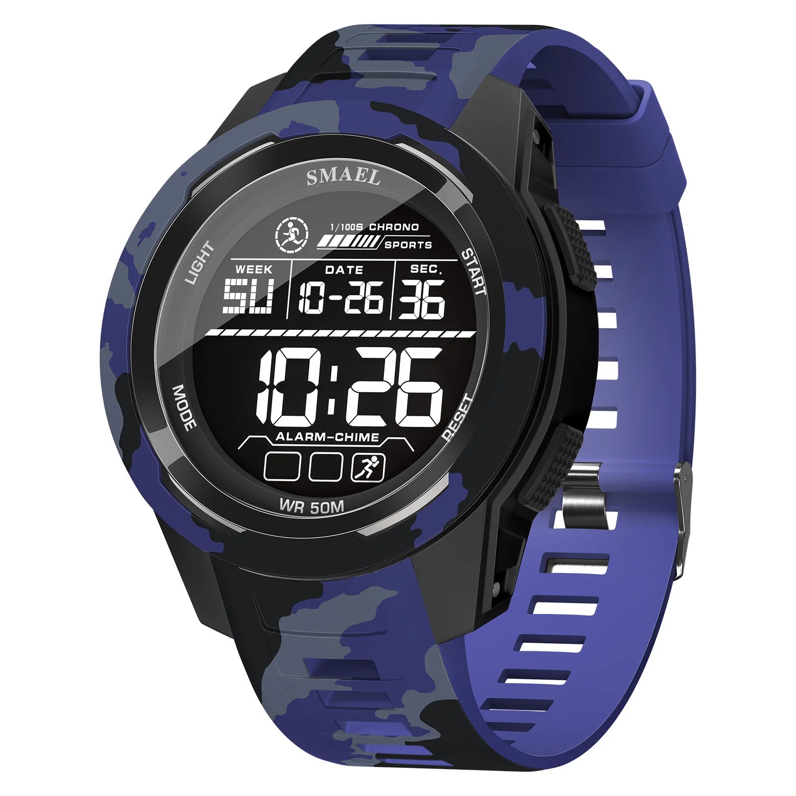 New SMAEL 8105 Watches Camo Strap Military Sport Watch for Men Clock Fashion Digital Wristwatch Waterproof Shockproof Watches