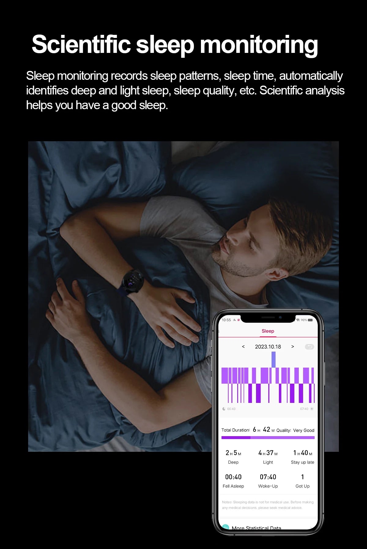 2025 High precision ECG Uric Acid Blood Fat Smart Watch Men Body Fat Blood pressure Heart rate Pulse Health  Watches