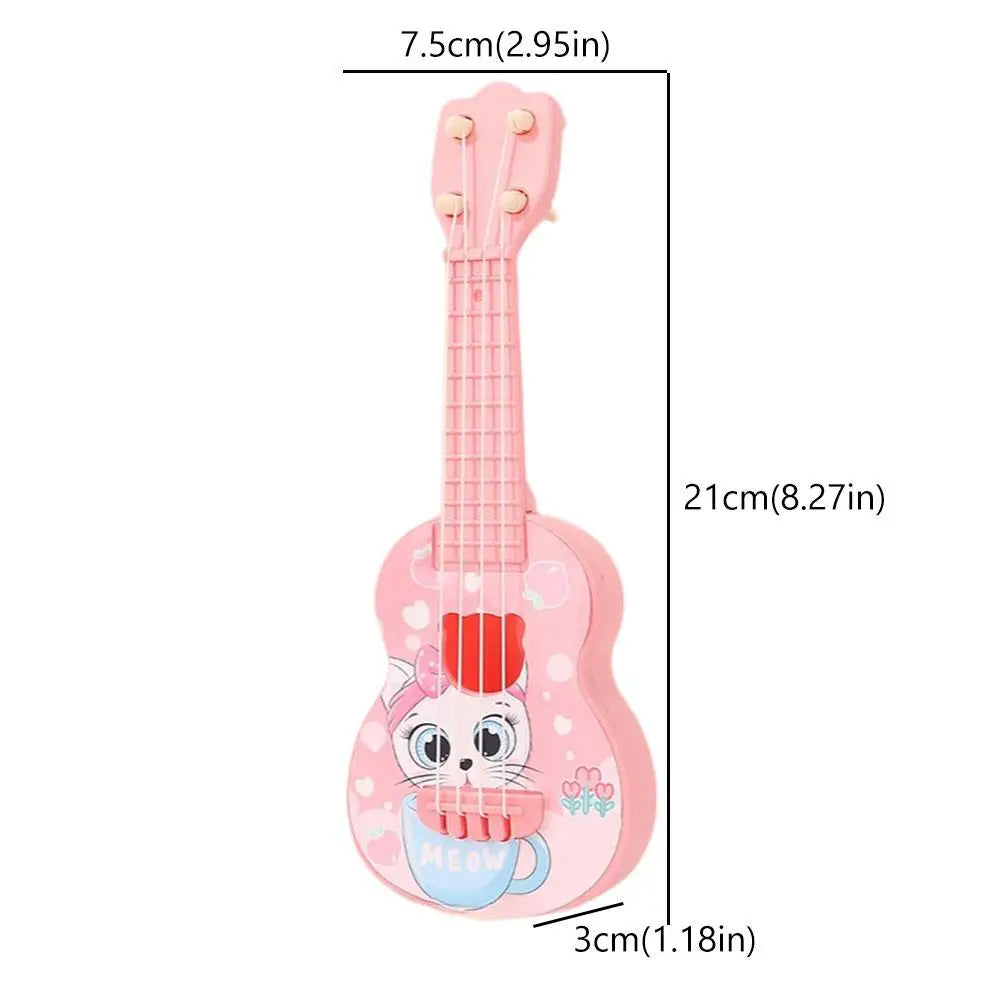 Kids Guitar Musical Instrument Ukulele Musical Montessori Toys For Children Learning Educational Toys Christmas Birthday Gift