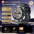 2025 High precision ECG Uric Acid Blood Fat Smart Watch Men Body Fat Blood pressure Heart rate Pulse Health  Watches