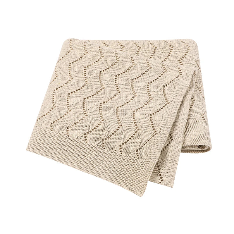 Baby Blanket Super Soft knitted Newborn Stroller Bed Sleeping Cover Toddler Infant Bedding Muslin Swaddle Wrapper 100*80CM Plaid