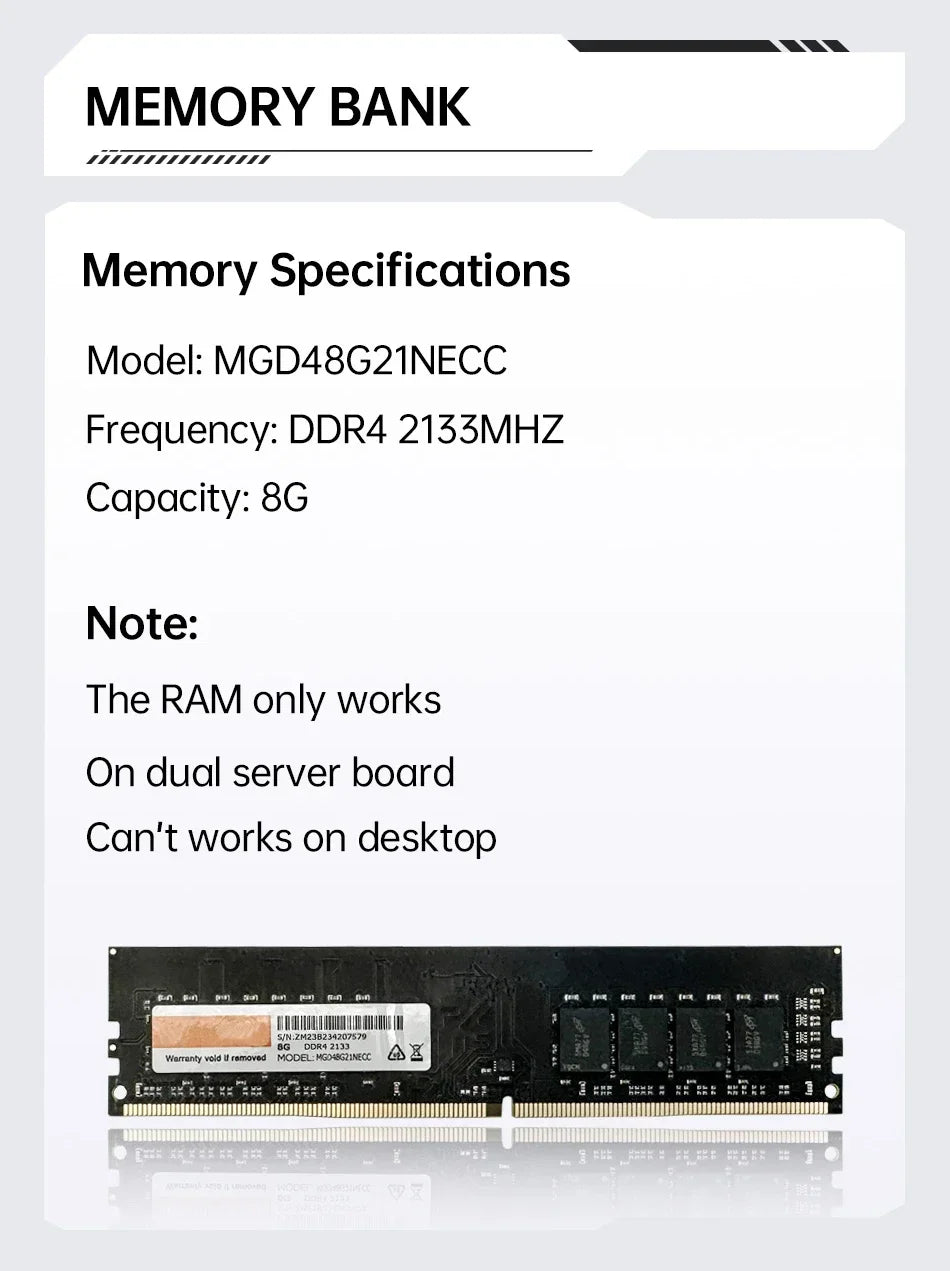 SOYO X99 Motherboard Set Kit With Intel LGA2011-3 Xeon E5 2680 V4 and DDR4 16GB (2*8GB) 2133MHz Dual Channel RAM M.2 NVME