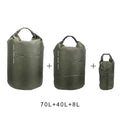 8L 40L 70L Waterproof Storage Bag Outdoor Traveling Carrying Bags For Boating Kayaking Canoeing Floating Dry Sack Pouch Portable