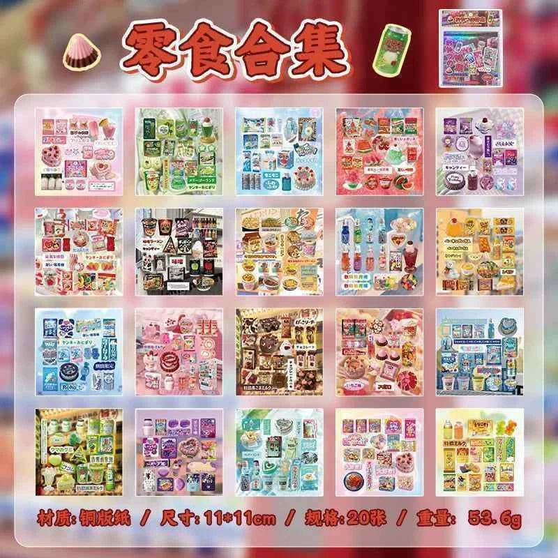 20 pcs Cartoon Sticker Books Journal Planner Decorative DIY Scrapbooking Sticker Laptop Student Korean Stationery Sticker Gift
